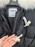 樂町牛角扣中長款羽絨服23冬季新款千金風(fēng)連帽大毛領(lǐng)收腰羽絨外套 黑色（現(xiàn)貨） M 曬單實(shí)拍圖
