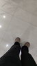 初棉含羊毛糯米褲微寬松直筒褲女冬季加厚保暖松緊腰顯瘦休閑長(zhǎng)褲 深灰色 XL 曬單實(shí)拍圖