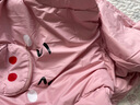 嘟嘟家寶寶棉服冬季兒童連帽棉襖保暖冬款男童加厚棉衣女童面包服冬裝潮 粉色 100 曬單實(shí)拍圖