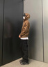 格斯嵐帝黑色牛仔褲男春秋季夏季寬松男生直筒垂感男褲休閑褲黑褲子男款 黑色 XL （125-155斤） 曬單實(shí)拍圖