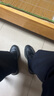 沙馳男鞋 舒適小牛皮商務(wù)休閑鞋圓頭輕便縫線(xiàn)厚底防滑透氣休閑鞋 黑色（752382226Z） 38 歐碼（國碼39） 曬單實(shí)拍圖