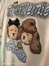 Teenie Weenie小熊女裝簡約&PARCAIN聯(lián)名趣味刺繡針織衫圓領(lǐng)毛衣 象牙白 L 170 曬單實拍圖