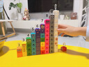 數(shù)字積木方塊numberblocks幼兒園正方體數(shù)學(xué)教具兒童拼搭玩具禮物 數(shù)字積木1-20套裝 曬單實(shí)拍圖