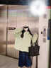 派吉鯊連帽奶fufu時尚燈芯絨棉服女2025新款冬季學(xué)生加厚小個子棉衣外套 淺綠色【夾棉加厚】 M 建議95-110斤 曬單實拍圖