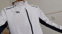 尤尼克斯（YONEX）yy羽毛球服外套 YOBC3121 王小羽李謠同款運動(dòng)服 男款YOBC3121CR白色 L L 曬單實(shí)拍圖