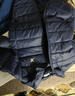 特步童裝兒童羽絨服保暖舒適休閑中大童兒童羽絨服上衣外套 純正黑 170cm 曬單實拍圖