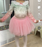 艾舞戈兒童舞蹈服裝女童跳舞練功半身網(wǎng)紗裙芭蕾演出表演服公主蓬蓬圍裙 芭蕾粉(4層軟紗) S碼(推薦身高101-120cm) 曬單實拍圖