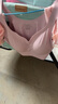 歐迪芬（Ordifen）內衣女無(wú)痕運動(dòng)無(wú)鋼圈文胸小胸聚攏背心式漫畫(huà)胸外擴胸罩bra 妃粉色 L 曬單實(shí)拍圖
