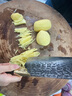 龍泉菜刀手工鍛打大馬士革鋼刀斬切刀定制刻字商用廚師專(zhuān)用刀鋒利家用刀具 云龍斬切刀+整木烏檀木菜板 曬單實(shí)拍圖