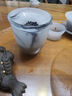 不拙白瓷公道杯羊脂玉瓷陶瓷茶海分茶器功夫茶具勻杯分茶器 2-水墨琉璃(黑)公道杯 曬單實(shí)拍圖