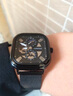 馬克華菲（MARK FAIRWHALE）手表全自動(dòng)方形機械表男士防水運動(dòng)學(xué)生國表新年禮物送男友6500 曬單實(shí)拍圖