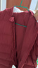 童泰（TONGTAI）嬰兒羽絨連體衣冬季加厚寶寶衣服兒童羽絨服男童女童外出抱衣 深紅 100 碼(建議90-103cm)充絨量98g 曬單實拍圖