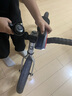 HAWEIWIND自行車燈前燈山地車夜行燈太陽能充電強光手電筒超響鈴鐺喇叭車燈 【太陽能+雙充喇叭燈】黑紅 曬單實拍圖