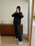 普戈斯胖子特大碼230斤男裝工裝休閑褲男加肥加大碼學(xué)生沖鋒束腳闊腿褲 HK25207黑色 4XL 180-200斤 曬單實拍圖