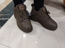 意爾康男鞋冬季加絨潮流復古英倫休閑鞋子男厚底工裝復古皮面馬丁靴 曬單實(shí)拍圖