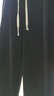 真維斯休閑褲女雪尼爾加厚闊腿褲2025新品垂感寬松直筒褲保暖百搭長褲 曬單實(shí)拍圖