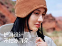 伯希和戶外抓絨帽保暖加厚護(hù)耳防寒滑雪運(yùn)動騎行防風(fēng)帽16343418棕色 曬單實(shí)拍圖