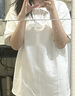 純棉短袖T恤女POLO衫夏季新款ins潮慵懶寬松韓版休閑上衣服學(xué)院風(fēng) 杏色 M 【建議80-100斤】 曬單實(shí)拍圖