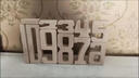 王子?jì)寢寖和J(rèn)知數(shù)字早教搭建堆疊原木無漆可啃咬大顆粒櫸木數(shù)學(xué)積木1-6 曬單實(shí)拍圖