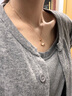 法蔻（farcoko）一貝子項鏈女新款白貝母輕奢時尚吊墜禮物女送人七夕節(jié)生日送女友 一貝子項鏈【高奢禮盒/順豐空運】 曬單實拍圖
