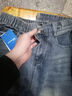 真維斯（Jeanswest）復古牛仔褲男春秋季闊腿潮牌美式直筒男褲新款寬松男士休閑褲子 9841復古藍 32 （2尺5）建議130-140斤穿 曬單實(shí)拍圖