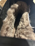 百麗（Belle）厚底煙筒靴女英倫風(fēng)切爾西靴X2G2DDD3 黑色-毛里 39 (245mm) 曬單實(shí)拍圖