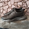雅格獅丹（Aquascutum）男鞋2025夏季新款休閑運(yùn)動(dòng)鞋男士頭層牛皮鞋子男 黑色 40 【偏大一碼】 曬單實(shí)拍圖