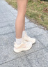 安踏綿綿彈2女鞋運(yùn)動鞋秋季網(wǎng)面透氣跳繩鞋女軟底緩震防滑跑步鞋子女 【適合多運(yùn)動場景】燕麥白-3 37.5 曬單實拍圖