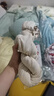 茵曼（INMAN）【商場(chǎng)同款】圍裹式半身裙2024春女裝新款腰頭繡花大傘擺裙子 珍珠白 M 曬單實(shí)拍圖