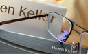 海倫凱勒（HELEN KELLER）雙梁大框近視眼鏡時尚百搭減齡復古眼鏡清透高級感鏡框男女H9216 萬新1.60高清片套餐(500度內) 曬單實拍圖
