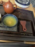 典躍黑檀木茶盤整塊實木家用高檔烏金石茶臺辦公室大號原木排水式托盤 黑檀木蟬石70_35（不含茶具） 曬單實拍圖