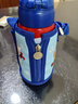 迪士尼（Disney）兒童保溫杯套冰雪兒童水杯水壺卡通圖案小學(xué)生保護(hù)套通用 8055-藍(lán)色隊(duì)長(zhǎng)杯套 曬單實(shí)拍圖