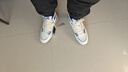 匹克（PEAK）態(tài)極910OG板鞋男秋季新款高幫休閑鞋增高輕便耐磨防滑運動(dòng)鞋 大白/深中蘭 41 曬單實(shí)拍圖