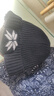 回力（Warrior）帽子男冬季護(hù)耳毛線帽戶(hù)外騎行保暖加絨加厚防寒棉帽耳罩針織冷帽 黑色【加絨護(hù)耳款】 均碼 曬單實(shí)拍圖