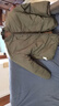 馬登女裝 雙面穿單排扣棉服女秋冬季復(fù)古休閑保暖外套通勤加厚上衣 橄欖綠 馬登工裝 M 曬單實拍圖