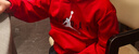 Jordan 耐克AJ童裝兒童衛(wèi)衣男女童25春季加絨上衣NIKE連帽衛(wèi)衣 曬單實拍圖
