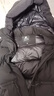 君羽戶外羽絨服女中長(zhǎng)款800蓬白鵝絨連帽時(shí)尚加厚保暖鵝絨服G52198 黑色 XL （推薦126-140斤） 曬單實(shí)拍圖
