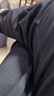 恒源祥男裝純棉運動(dòng)長(cháng)褲男士夏季款純色寬松直筒松緊腰百搭休閑褲 直筒深藍色 加絨款2XL碼【165-200斤】 曬單實(shí)拍圖