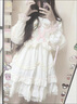 唐努烏洛麗塔裙子夢(mèng)境少女op學(xué)生Lolita優(yōu)雅連衣裙小公主裙子正禮物 泡芙OP粉色 L 曬單實(shí)拍圖