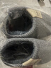 棉拖鞋男士居家踩屎感簡(jiǎn)約時(shí)尚舒適厚底情侶保暖防滑包跟棉拖鞋女 細(xì)格子全包 深灰 36-37 (適合35-36碼穿) 曬單實(shí)拍圖