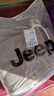 吉普（JEEP）美國正品Jeep高端加厚休閑褲男士秋冬御寒松緊束腳哈倫燈芯絨衛(wèi)褲 卡其色【國際大牌】 加絨 3XL 推薦【180-200斤】 曬單實拍圖
