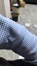 海螺男士加絨加厚襯衫男保暖襯衣休閑格子長(cháng)袖搖粒絨秋冬爸爸禮物過(guò)年 G12藍格子 純棉加絨 39 曬單實(shí)拍圖
