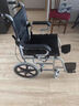 燦世輪椅年輕人骨折可抬腿專(zhuān)用 老人帶坐便器輕便可折疊老人專(zhuān)用出行 【掛腿不可抬】16寸小輪款（實(shí)心胎） 曬單實(shí)拍圖