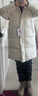坦博爾羽絨服女長(cháng)款運動(dòng)休閑百搭保暖厚款連帽外套550768Z 燕麥吐司 160 曬單實(shí)拍圖