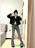 俞兆林黑色小香風(fēng)外套女2025年新款春秋季法式感名媛小個(gè)子短款上衣 黑色外套 S 【建議80-100斤】 曬單實(shí)拍圖