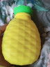 噯韶琦硅膠熱水袋注水暖手袋硅膠微波爐加熱卡通時(shí)尚攜帶方便菠蘿暖寶寶 黃色mini小菠蘿【200ml】 曬單實(shí)拍圖