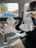 拽貓車載小桌板汽車后排折疊桌車用桌子車內(nèi)餐桌置物架電腦平板支架 萌萌喵款【升級(jí)承重+可折疊】 曬單實(shí)拍圖