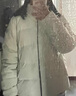 坦博爾輕薄羽絨服女短款寬松翻領(lǐng)襯衫外套女TBF330276D 春霧綠 165/88A 曬單實拍圖