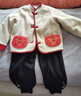 巴拉巴拉童裝兒童套裝男童女童長(cháng)袖春秋季2025寶寶加絨拜年服208125104201 曬單實(shí)拍圖