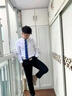 柯菲沃純色商務(wù)正裝男士白襯衫男工裝職業(yè)上衣白色長(cháng)袖襯衣男裝干 純色長(cháng)袖襯衫-白色 S (建議80-95斤內) 曬單實(shí)拍圖